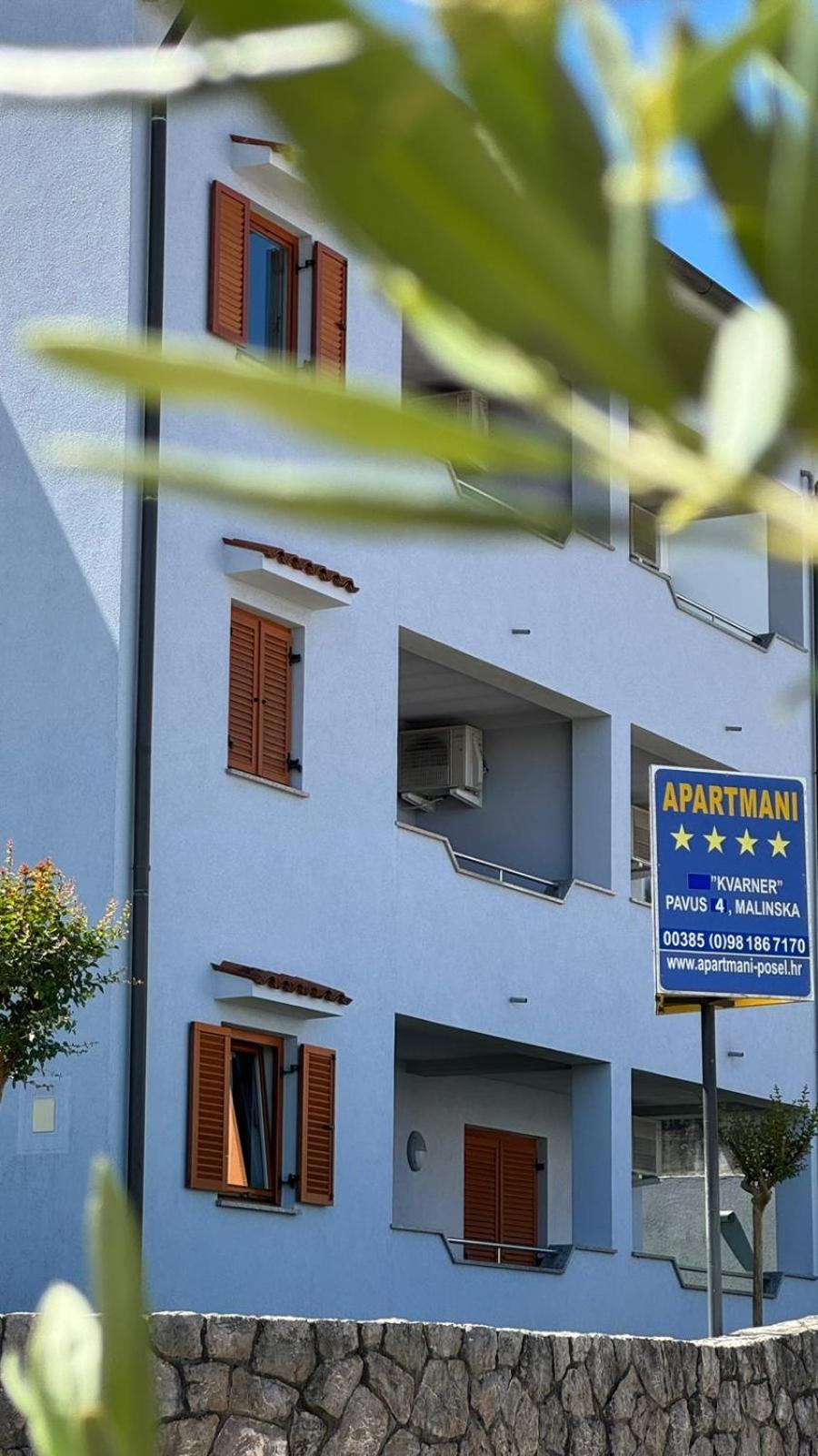 מאלינסקה Apartments Kvarner 2 מראה חיצוני תמונה